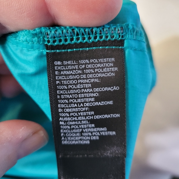 The North Face Black Teal and Beige Pullover Utility Jacket - Picture 9 of 9